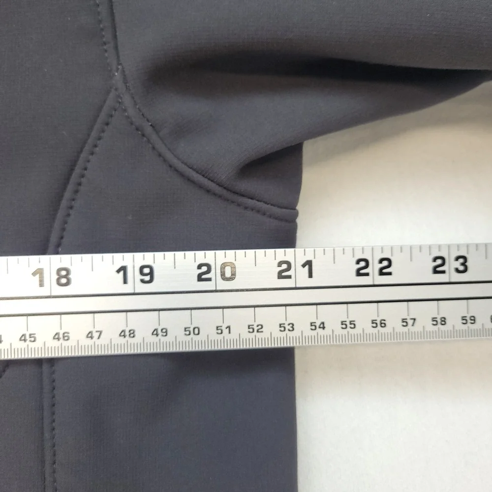 The North Face Apex Bionic Jacket Mens M Black Softshell Windproof Fleece Lined